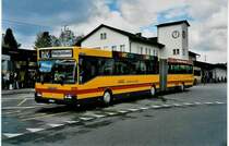 Aus dem Archiv: AAGL Liestal Nr. 97/BL 6467 Mercedes O 405G am 19. April 1999 Liestal, Bahnhof