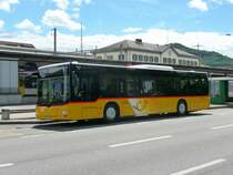 Postauto - MAN Lion`s City  SO 107274 bei den Haltestellen vor dem Bahnhof in Olten am 07.06.2009