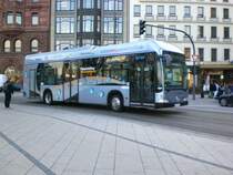 Mercedes-Benz O 530 BZ (Citaro Fuel Cell Bus) auf Betriebsfahrt am S+U Bahnhof Jungfernstieg.