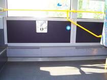 Dies ist der Rollstuhlstellplatz eines Mercedes Benz Citaro 530 G.