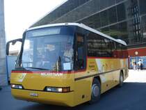 Neoplan Transliner N312 VS 6097 beim Bahnhof in Visp