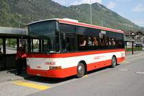 Auto AG Schwyz Nr 18 (SZ 10'118, Hess SwissMidi, 1995) am 24.4.2007 in Brunnen, Bahnhof.