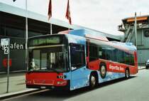 Bernmobil, Bern Nr. 125/BE 624'125 Volvo am 9. Mai 2009 Belp, Flughafen (mit Vollwerbung f�r  AirportBus Bern ; jedoch nur auf der linken Seite!)