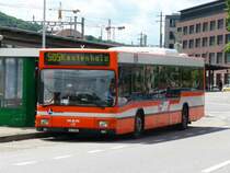 BOGG - MAN Nr.21  SO 21687 unterwegs auf der Linie 505 bei den Haltestellen vor dem Bahnhof Olten am 07.06.2009