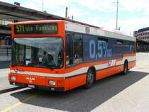 BOGG - MAN Nr.83 SO 117612 unterwegs auf der Linie 571 bei den Haltestellen vor dem Bahnhof Olten am 07.06.2009
