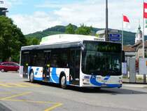 BOGG - MAN Nr.98 SO 20572 unterwegs auf der Linie 2 beim verlassen der Haltestellen vor dem Bahnhof Olten am 07.06.2009