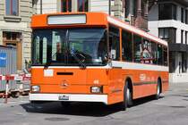 BSU, Solothurn Nr. 46/BE 645'410 Mercedes O305 am 25. Juni 2009 im Einsatz f�r die Busland AG in Langnau.