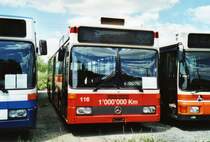 Zum Verkauf ausgeschrieben: VB Biel Nr. 116 Mercedes O 405N am 26. Mai 2009 in Sighisoara