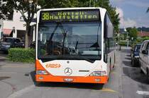 RBS, Worblaufen Nr. 1/BE 365'301 Mercedes Citaro mit Aufschrift  Oranje-Bus  am 29. Juni 2009 in Sch�nb�hl.
