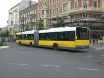 Solaris Urbino als SEV f�r die U-Bahnlinie 2 zwischen S+U Bahnhof Pankow und U-Bahnhof Senefelder Platz. 