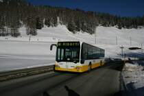 VBD, Davos Nr 2 (GR 81'985, MB Citaro) am 16.12.2007 zwischen Laret und Wolfgang. 