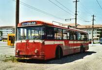 Tursib, Sibiu Nr. 222 FBW/R&J Trolleybus (ex VB Biel Nr. 5) am 27. Mai 2009 Sibiu, Depot