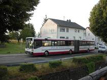 Ein alter Mercedes O 405 G der Firma H�ther und Junkes in Oberbexbach auf dem Weg nach Homburg. HOM-JH-78