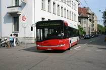 Die Nr 224 von Stadtbus Winterthur (Solaris Urbino 12, 2008) hat ihren Dienst in der Morgenspitze beendet und f�hrt vom Hautpbahnhof zur�ck ins Depot Deutweg. 