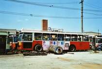 Tursib, Sibiu Nr. 220 FBW/Eggli Trolleybus (ex TL Lausanne) am 27. Mai 2009 Sibiu, Depot