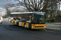 PU Gessinger, Bad Ragaz, SG 112'734 (Setra 315NF, 2002, ex PU Tinner, Sennwald) am 28.12.2007 beim Bahnhof Bad Ragaz. 