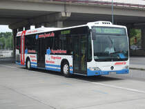 Linie119 von Bad Doberan ZOB Richtung Haltepunkt L�tten Klein, Rostock kurz nach der Ankunft in der Haltestelle Haltepunkt L�tten Klein, Rostock.(06.07.09)