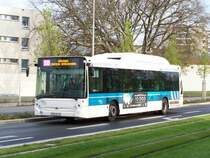 Heuliez GX 327 CNG Nr 2557 in M�rignac am 17/03/08.