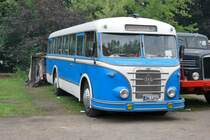 Auch Rene Belschner war mit seinem H6B dabei. Den Bus kann man �brigens anmieten, Markkleeberg 28.06.09