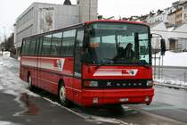 CJ, Tramelan, Nr 117 (BE 26'661, Setra 215HR, 1994) am 8.3.2008 in Tramelan, gare. 