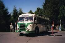 Zum Steinbacher Bahnhofsfest bei der Pre�nitztalbahn am 26.08.2000 war auch dieser gut erhaltene H6B anzutreffen. Er wurde zur Sonderfahrt eingesetzt und brachte Besucher nach Steinbach.