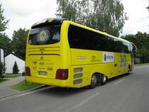 Der Mannschaftsbus von Borussia Dortmund aufgenommen am 11.07.09 beim Trainingslager des BVB am �SCHBERGHOF bei Donaueschingen.