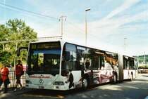 AAGL Liestal Nr. 94/BL 7222 Mercedes Citaro am 8. Juni 2009 Liestal, Bahnhof (mit Vollwerbung f�r die  Kestenholz-Gruppe )