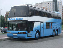 Ostsee Reisen wartet auf die Abfahrt in H�he Rostock Hauptbahnhof/S�d.(25.07.09)