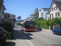 Solaris 224 am 1.8.09 beim Bahnhof Seen auf der Linie 9. Seit kurzem erhielten die neuen Solaris Tageslichter, wie man bei diesem Bild ehr gut feststellen kann.