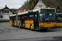 PU Stutz, Jonen, Nr. 22 (ZH 48'362, Mercedes-Benz O405G, 1994) am 22.4.2008 in Hausen am Albis. 