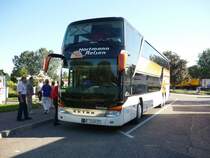 Auf Tour hoch hinaus zur Zugspitze am 29.07.2009 auf dem Parkplatz Allg�uer-Tor