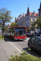 Mercedes Citaro G, KN C 1135 als Linie 5 unterwegs in Richtung Freibad Horn. Beim Schnetztor, 01.08.09.