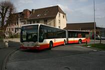 TRN, La Chaux-de-Fonds, Nr 228 (NE29'228, MB Citaro G, 2002) am 25.4.2008 in Cernier Centre. 