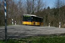 PU Steiger, Schlatt, Nr. 153 (ZH 67'476, MB Citaro, 2003) am 26.4.2008 bei der Haltestelle Hand. 
