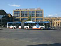 Mercedes-Benz O 530 I (Citaro) auf Betriebsfahrt am Hauptbahnhof.
