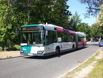 Volvo V7700 auf der Linie 693 nach Am Stern Johannes-Kepler-Platz an der Haltestelle Hermannswerder K�sselstra�e.