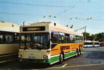 SWS Solingen Nr. 37/SG-SW 237 MAN/Gr�f&Stift Trolleybus am 5. Juli 2009 Solingen, Betriebshof