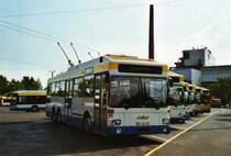 SWS Solingen Nr. 42/SG-SW 242 MAN/Gr�f&Stift Trolleybus am 5. Juli 2009 Solingen, Betriebshof