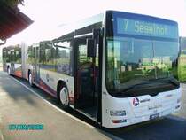 Wagen 165 an der Haltestelle Bettlen in W�renlos.