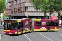 MAN Gelenkbus, Linie 602, RVK, Busbahnhof Bonn 08.07.2009