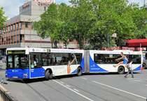 MAN Gelenkbus, Linie 600, RVK, Busbahnhof Bonn 08.07.2009