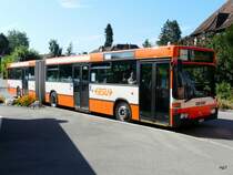 BSU - Mercedes Nr.56 SO 66866 als Bahnersatz fr die RBS beim Bahnhof Jegensdorf am 05.08.2009