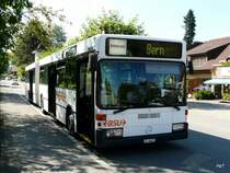 BSU - Mercedes Nr.57 SO 66477 als Bahnersatz fr die RBS beim Bahnhof Jegensdorf am 05.08.2009