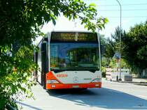BSU - Mercedes Citaro Nr.43 SO 143443 als Bahnersatz fr die RBS beim Bahnhof Jegensdorf am 05.08.2009
