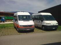 BSU- Mercedes Sprinter nr.9 neben asm Fiat nr.9...
am 17.08.09 in Wangen an der Aare