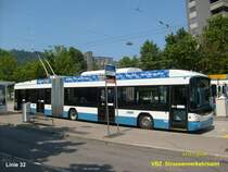 Hess-Swisstrolley 150 am 1.7.08 beim Strassenverkehrsamt.