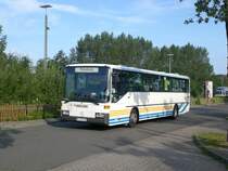 Mercedes-Benz O 408 auf der Linie 4810 nach Flensburg am Bahnhof Eckernfrde.