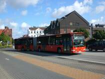 Mercedes-Benz O 530 II  (Citaro Facelift) auf Betriebsfahrt am Bahnhof Eckernfrde.