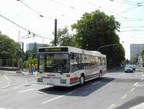 Bus der Fa. Coblenz Reisen (Dsseldorf), im Auftrag der Busverkehr Rheinland GmbH Dsseldorf (BVR) mit Mercedes O 405 N auf der Linie SB85 von Neuss nach Dsseldorf Hbf. 
Aufgenommen am 04.07.2009.
Ort: Dsseldorf, Graf-Adolf-Platz.