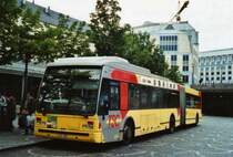 TEC Nr. 5.955/LCM-190 Van Hool am 8. Juli 2009 Li�ge, Place Saint-Lambert